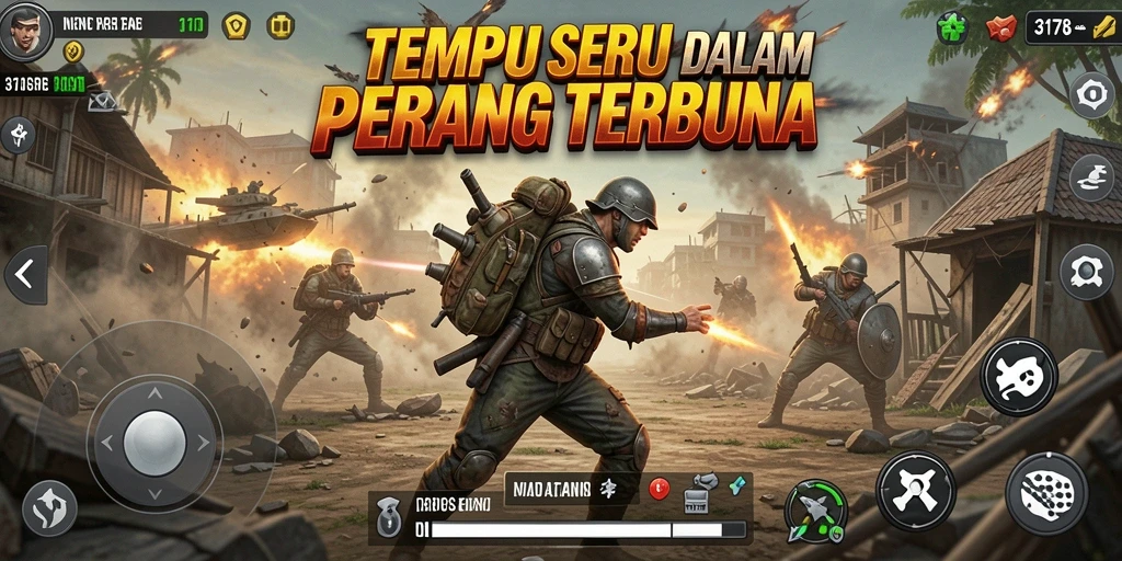 Tampilan seru dari gameplay TPS di 3178.