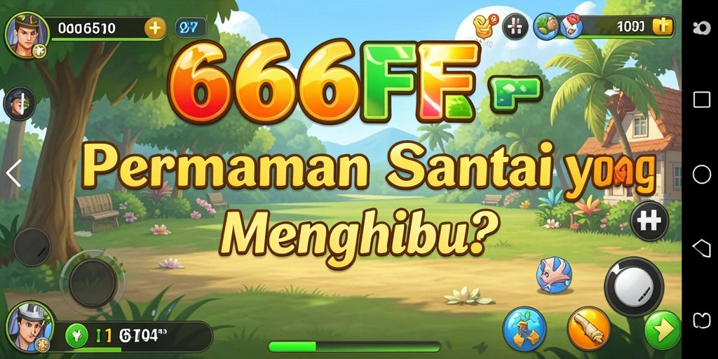 Tampilan gameplay 666FF yang penuh warna dan menarik.