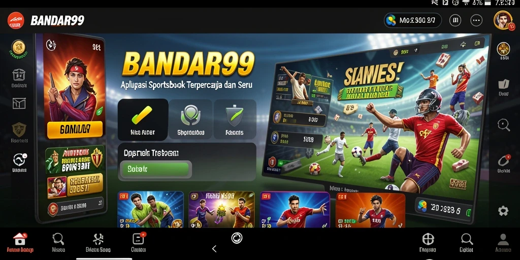Tampilan gameplay yang mendebarkan di BANDAR99 dengan berbagai opsi taruhan.